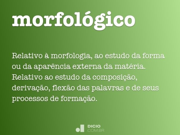 morfológico