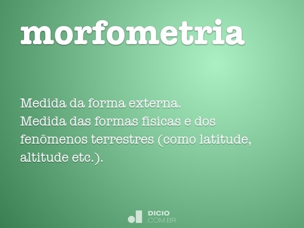 morfometria