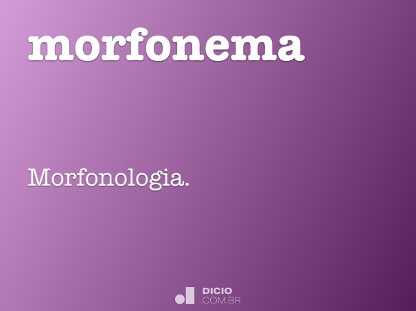 morfonema
