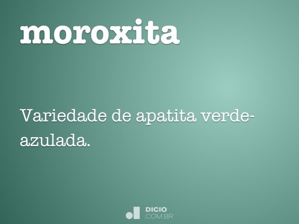 moroxita