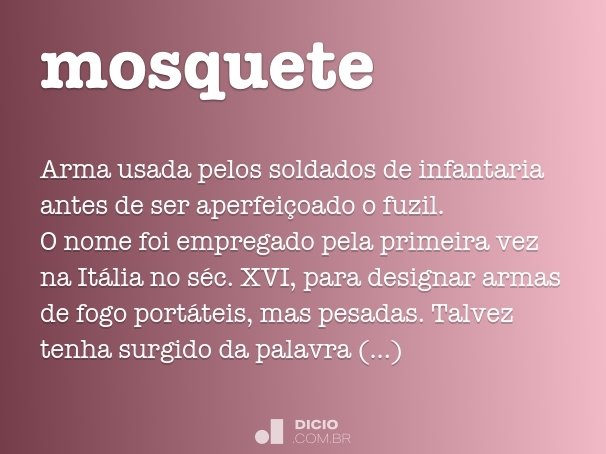 mosquete
