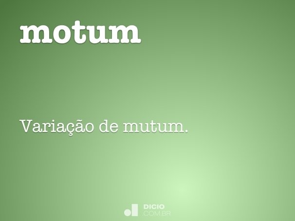 motum