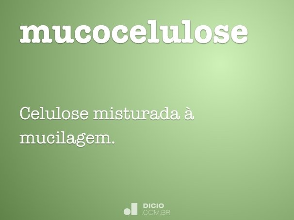 mucocelulose