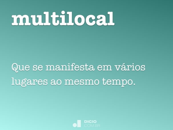 multilocal