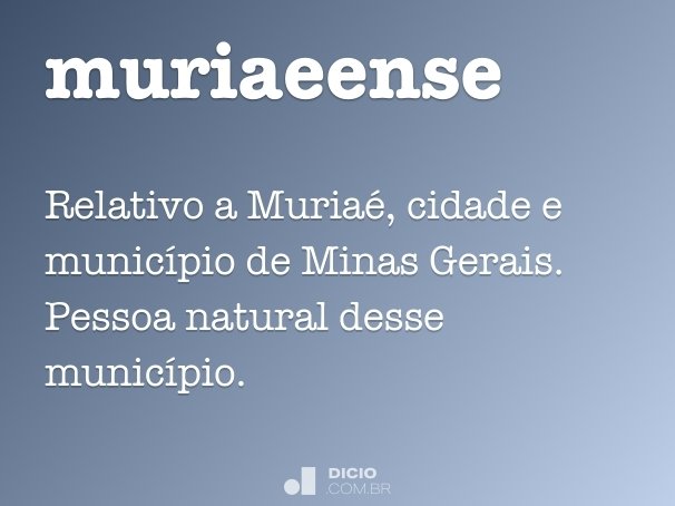 muriaeense