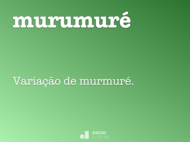 murumuré