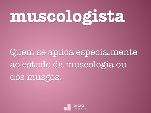 muscologista