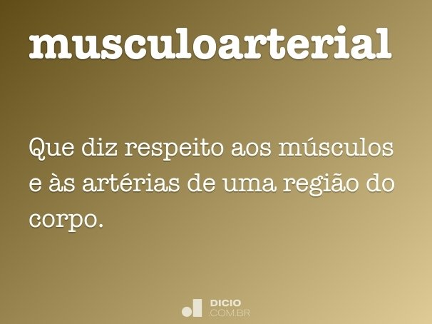 musculoarterial