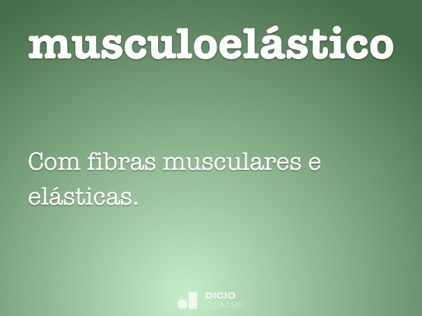 musculoelástico