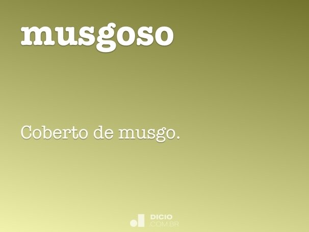 musgoso