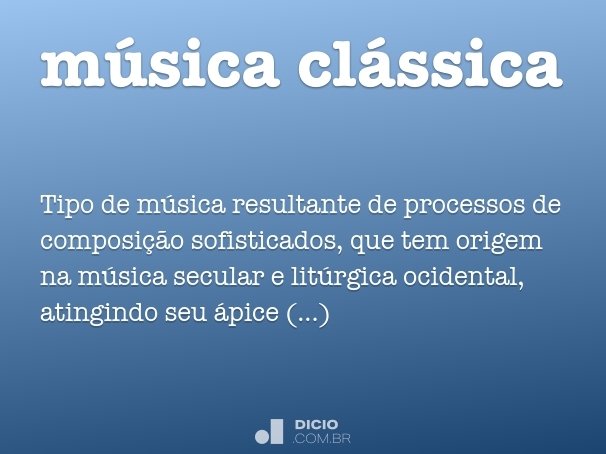 música clássica