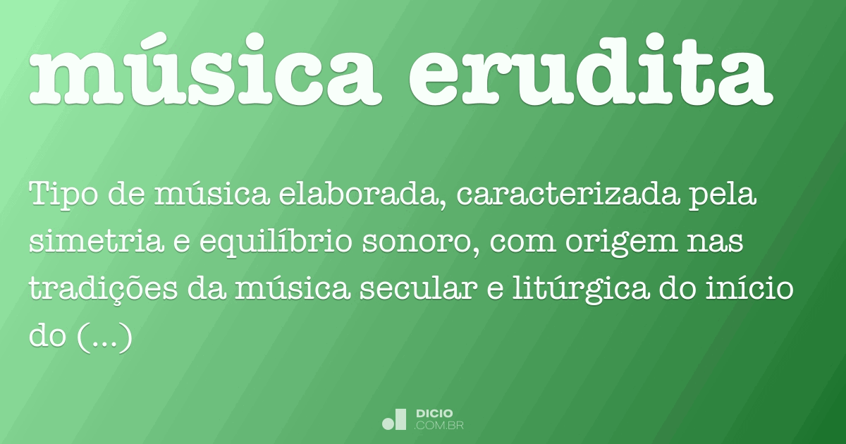 Eruditamente - Dicio, Dicionário Online de Português