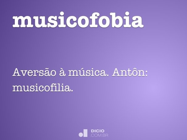 musicofobia