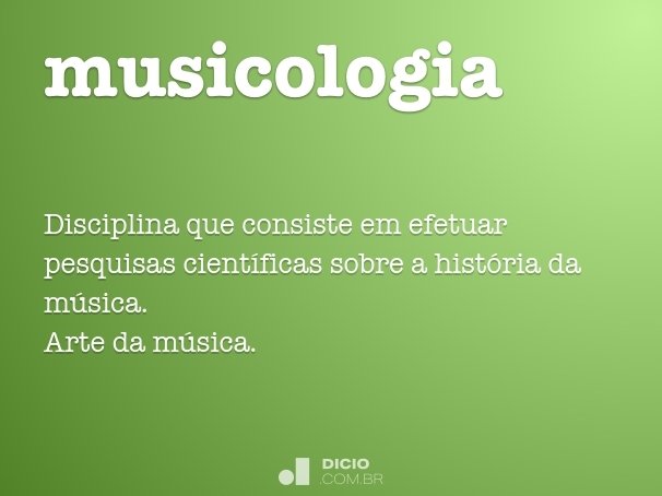 musicologia