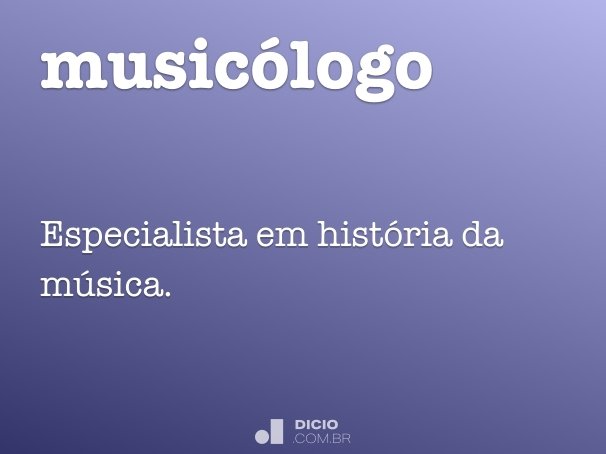 musicólogo