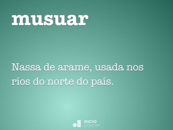 Musa - Dicio, Dicionário Online de Português