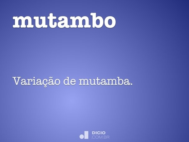 mutambo