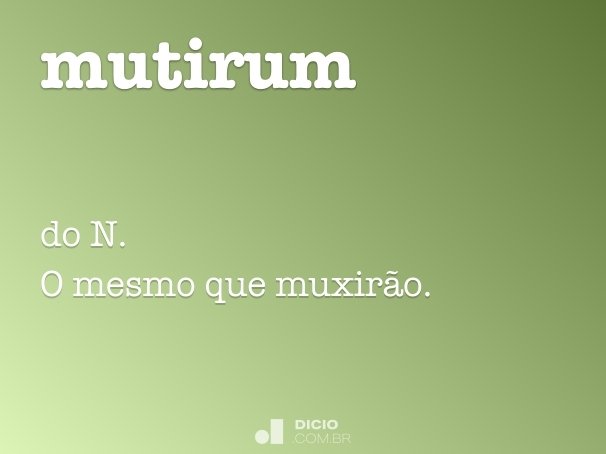 mutirum