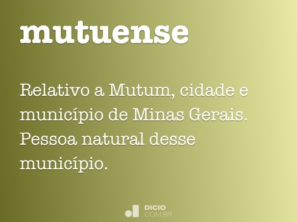 mutuense
