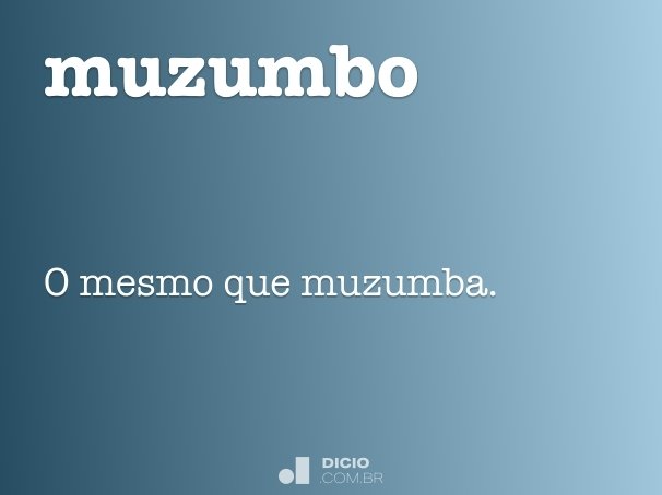 muzumbo