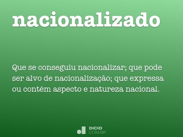 nacionalizado