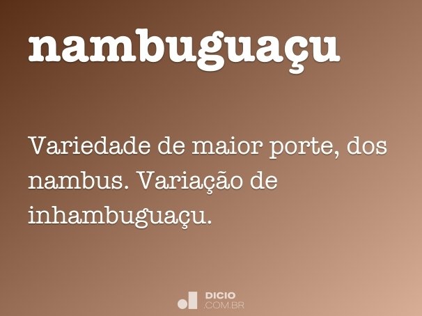 nambuguaçu