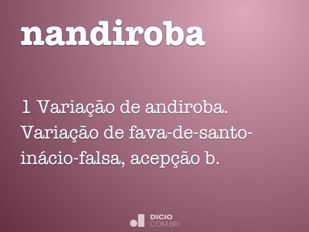 nandiroba