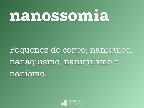 nanossomia