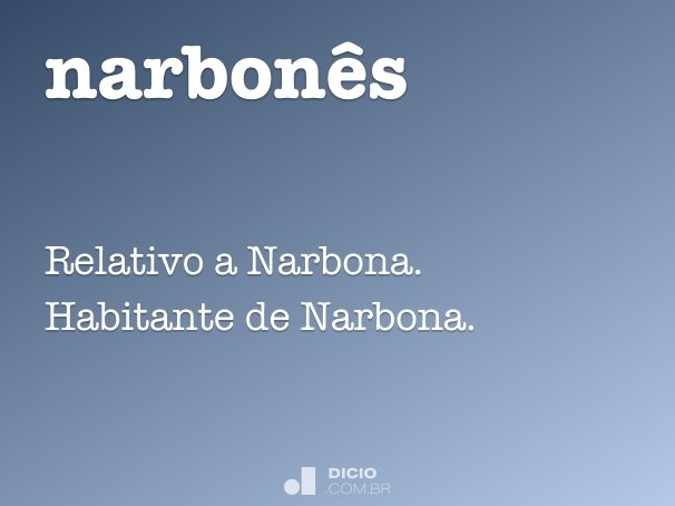 narbonês