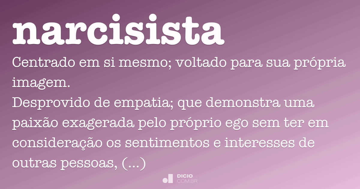 Como identificar um narcisista?