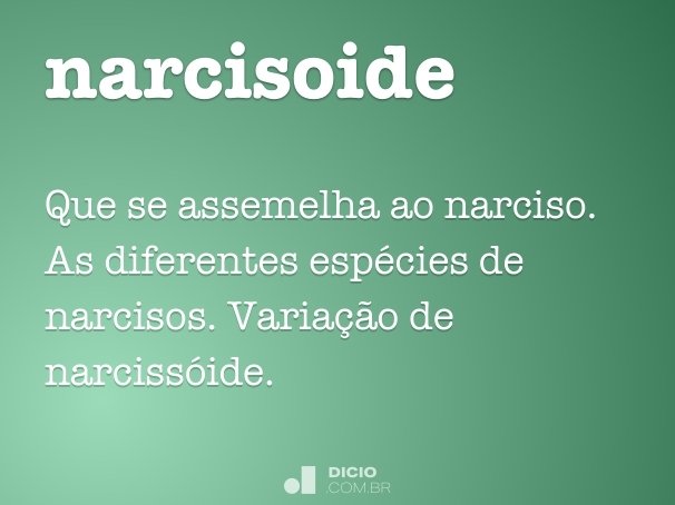 narcisoide