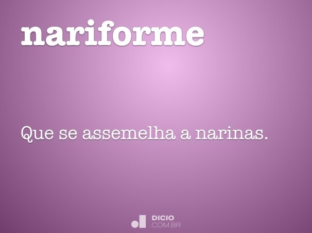 nariforme