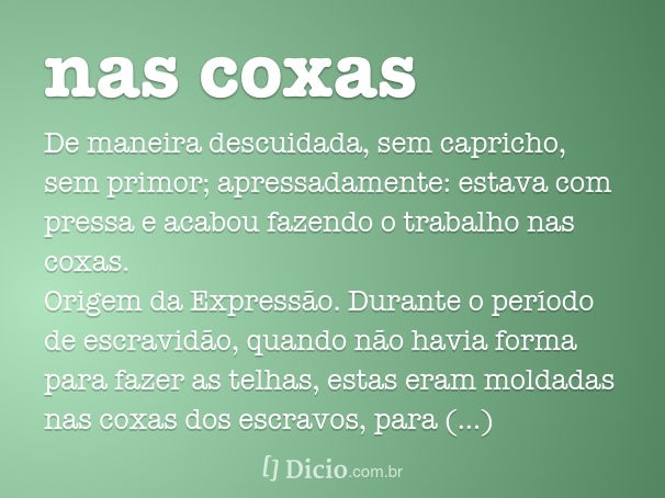 nas coxas