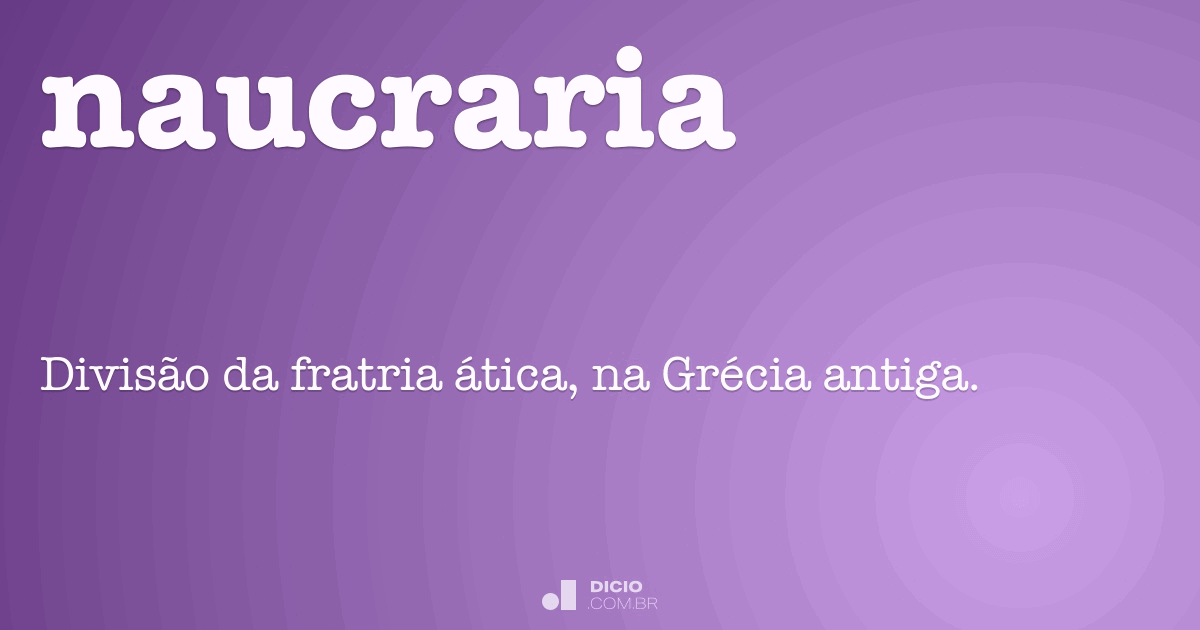 Naucraria Dicio, Dicionário Online de Português