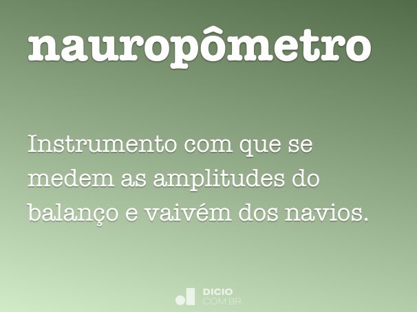 nauropômetro