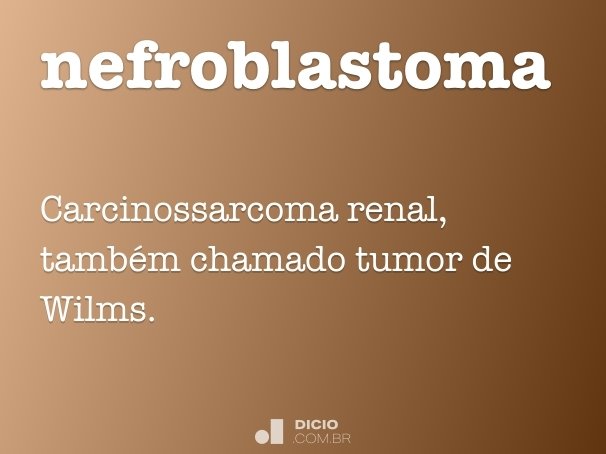 nefroblastoma