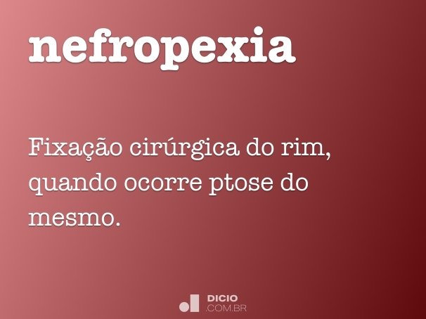 nefropexia