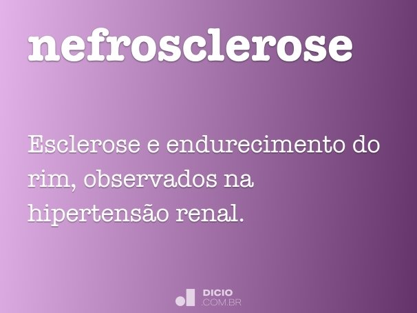 nefrosclerose