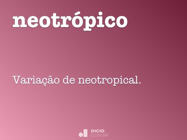 neotrópico