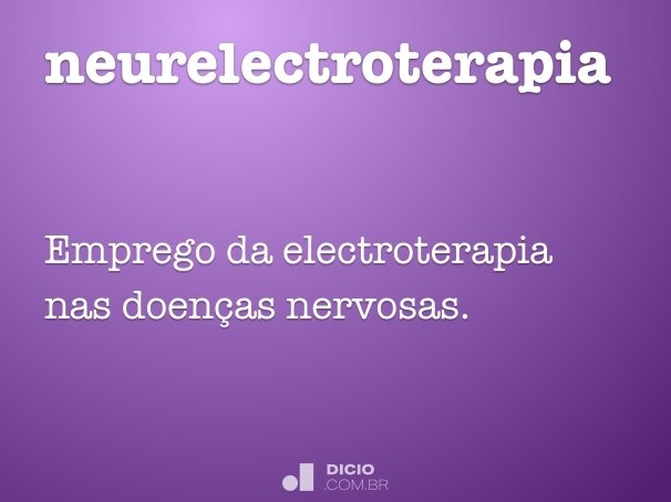 neurelectroterapia
