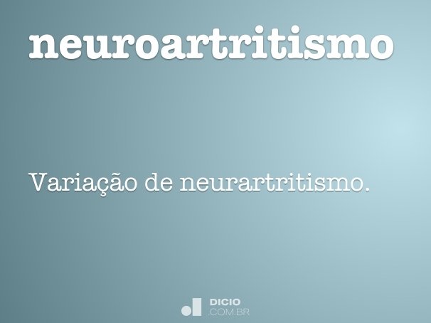 neuroartritismo