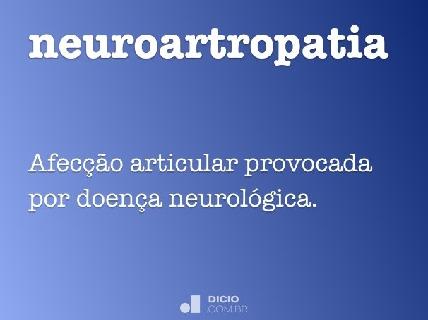 neuroartropatia