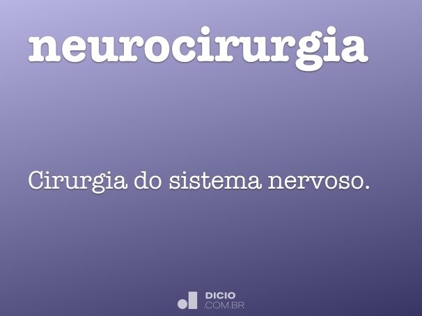 neurocirurgia