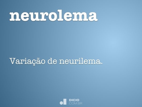 neurolema