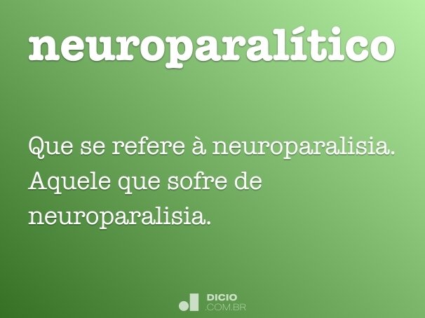 neuroparalítico