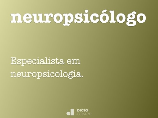 neuropsicólogo