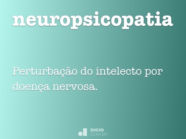 neuropsicopatia