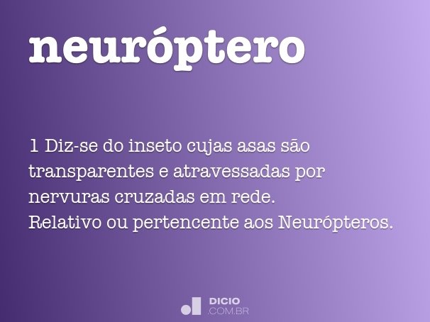 neuróptero