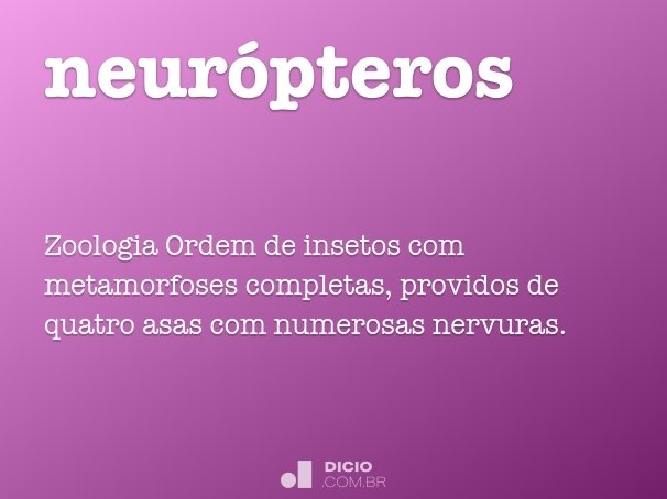 neurópteros