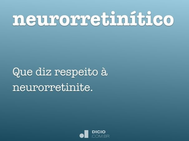 neurorretinítico